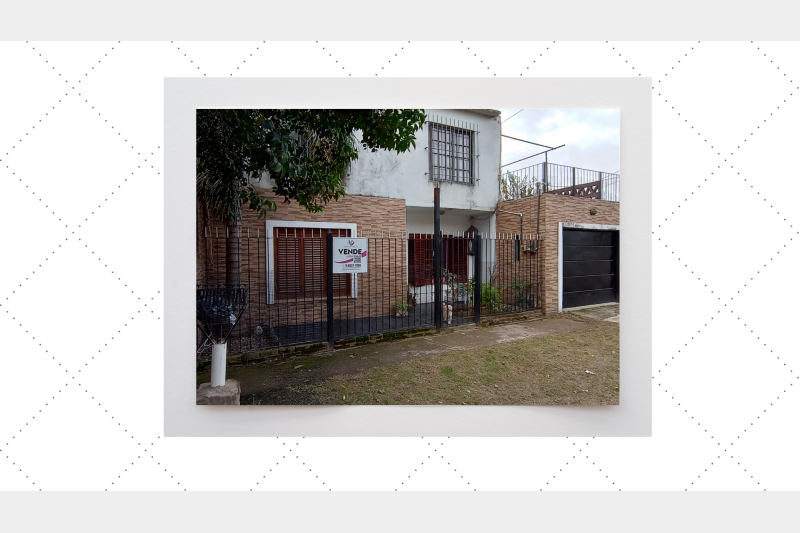 Casa  con 3 dormi. garaje y fondo