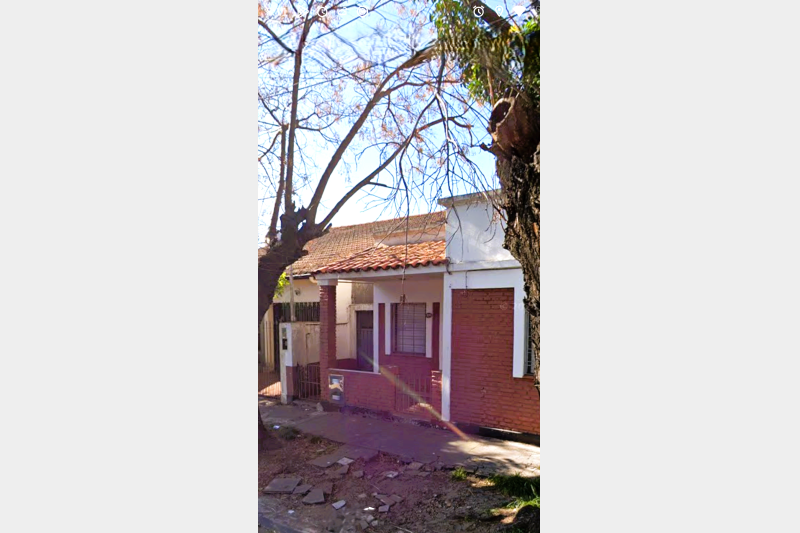 Casa con fondo