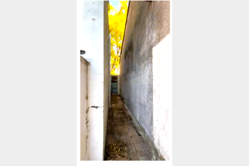 Casa con fondo