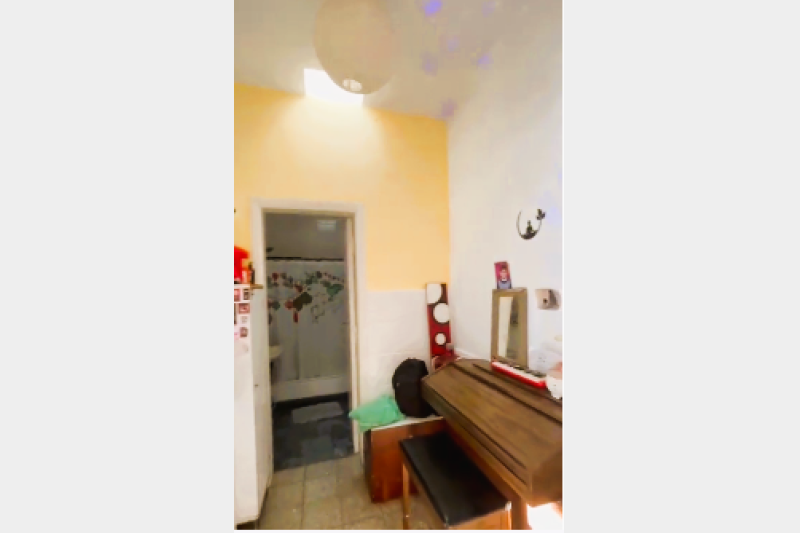 Casa con fondo